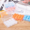 12pcs /Box Silicone Mud Children Sleep Earplugs Noise Reduction Swimming Waterproof Ear Plugs(Blue)
