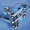 BUDK Triangle Gravity Sensor Car Phone Bracket Car Air Vent Navigation Holder, Model: Suction Cup Base Model
