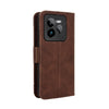 For Realme GT 7 Pro 5G Skin Feel Calf Texture Card Slots Leather Phone Case(Brown)