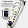 VGR V-261 8W USB Metal Professional Hair Clipper with LED Digital Display (Gold)