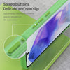 For Samsung Galaxy A55 5G Frosted Translucent TPU Hybrid PC Full Coverage Phone Case(Green)