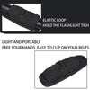 H-133 Outdoor 360 Degree Rotation Nylon Flashlights Sleeve Waist Bag(Green)