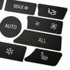 For BMW 5 Series/7 Series/X5/C6/F10/F01/F15 Air Conditioning Button Repair Sticker, Style: C 16pcs With OFF