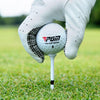 30pcs /Box PGM 83mm Golf Ball Tee Limit Scale Line Tee Ball Holder, Model: QT028-Green