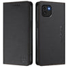 For Samsung Galaxy A03 166mm RC01 Dual-Folded Magnetic Suction RFID Leather Phone Case(Black)
