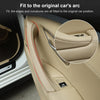 Car Leather Right Side Inner Door Handle Assembly 51417225854 for BMW 5 Series F10 / F18 2011-2017(Creamy-white)