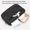 Cwatcun D115 Shoulder Crossbody Waterproof Leather Film DSLR Camera Bag, Color: Black Small