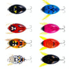HENGJIA Insect Floating Water Bionic Bait Beetle Water Surface Bass Tap Fake Bait, Color: 8 Colors Bagged