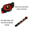 JNEW A335-86131 Children Cartoon 3D Baseball Boy Silicone Strap Waterproof Quartz Watch(Blue)