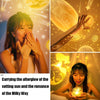 Children Starry Sky Projection Lamp USB Rotating LED Night Light Music Box Chargeable Sleeping Light(Greedy Cat)