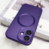 For iPhone 14 Pro Metallic Paint CD Texture MagSafe TPU Phone Case(Dark Purple)