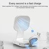 C40 Folding 3 in 1 MagSafe Magnetic Wireless Charger with LED Light(White)