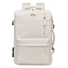 PV24 Multifunctional Large Capacity Casual Backpack Portable Travel Commuter Backpack(Creamy White)