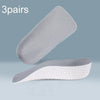 3pairs Boost Half Height Increase Shoe Insoles For Men Women,Spec: 3.5cm Gray(Free Size)