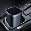 Simple Car Trash Can Automobile Storage Bin With Trash Bag(Black)