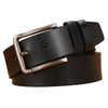 Dandali 120cm Men Rubberized Pin Buckle Belt Casual Vintage Waistband, Model: Style 4(Black)