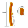 6 PCS Thickening Wear Resistant Scratch-Resistant Tire Wheel Steel Ring Protective Cover(Yellow)