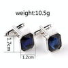 Fashion Zircon Alloy Plating Nail Sleeve Cufflinks for Female(Pink)