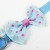 Adjustable Bow Bell Collar for Cats & Dogs (Sky Blue, 19-32cm)