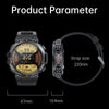 K56 Pro 1.39 inch Smart Silicone Strap Wristband Support Heart Rate Monitoring / Blood Pressure Monitoring(Khaki)