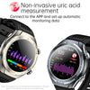 FD02 1.46 inch Color Screen Smart Watch, Support CES Sleep Aid / ECG Detection(Grey)