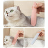 3x Cat Tongue Grooming Brush Set - Grey - Reduces Shedding