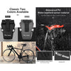 WEST BIKING YP0707249 Bicycle Folding Tail Bag Riding Equipment(Black)