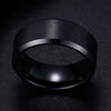 Men Ring, Ring Size:7(Black)