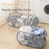 Foldable Storage Basket Household Layered Thickened Dirty Laundry Basket, Spec: 2 Grids White
