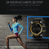 Lokmat MK16 LCD Screen 50m Waterproof Smart Watch, Support Information Reminder / Remote Camera / Walking Motion Monitor(Black)