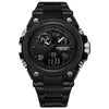 BINBOND B885 Outdoor Sports Timing Dual-Display Waterproof Electronic Watches(Black-Black-Black)