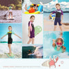 DIVE & SAIL WS-18813 2.5mm Children Warm Diving Suit One-piece Short-sleeved Sunscreen Snorkeling Suit Drifting Cold-proof Swimming Suit, Size: L(Gray Green Sleeve)