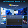 GMK KB7 Windows 11 Pro Mini PC, 16GB+512G, Intel Pentium Silver N6005 Quad Core, Support WiFi & BT(EU Plug)