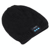 Square Textured Knitted Bluetooth Headset Warm Winter Hat with Mic for Boy & Girl & Adults(Black)