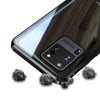 For Samsung Galaxy S20 FE Magnetic Metal Frame Double-sided Tempered Glass Case(Black)