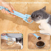 Cat Feeding Spoon, Durable PP, Heat-Resistant, Blue