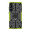 For Samsung Galaxy S23+ 5G Armor Bear Shockproof PC + TPU Phone Case with Ring(Green)