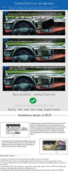 5.5" OBD2 HUD Head-Up Display Car Speedometer - Black