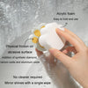 Bathroom Glass Mirror Stain Removal Watermark Sponge Rub Faucet Descaling Cleaning Tool(Pink)