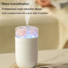 230ml Flower Air Humidifier USB Home Car Aroma Humidifier With Colorful Ambient Light(Pink)