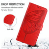 For Asus Zenfone 11 Ultra Embossed Butterfly Leather Phone Case(Red)