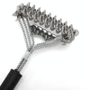 Three-headed Shovel-type Spring Brush BBQ Grill Mesh Wire Brush