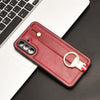 For Samsung Galaxy A36 5G Wristband Leather Back Phone Case(Red)