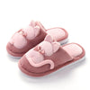 Cartoon Cat Warm Non-slip Floor Home Hotel Slippers Kids Indoor Shoes, Shoe size:28-29(Pink)