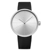 YAZOLE 520 Simple Dial Waterproof Quartz Movement Watch(Silver+Black)
