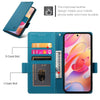 For Samsung Galaxy A26 5G Side Buckle Magnetic Frosted Leather Phone Case(Blue)