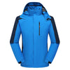 Men Winter Fleece Windproof Warm Jacket Outdoor Waterproof Breathable Mountaineering Clothing, Size: XXL(Blue)