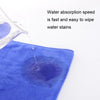 35x75cm Nano Thickened Large Bath Towel Hairdresser Beauty Salon Adult With Soft Absorbent Towel(Blue)
