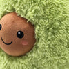 Long Plush Cartoon Avocado Shape Pillow Cushion Plush Toy, Height: 30cm