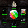 30 x 50cm Luminous PU Engraving Film Heat Transfer Vinyl(White Glowing  Green Light)